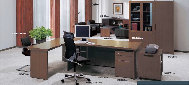 コクヨ 役員室用家具 マネージメント30シリーズ パソコン対応テーブル W1800×D850×H700mm MG-3DFTH1N4/MG-3DFW35N
