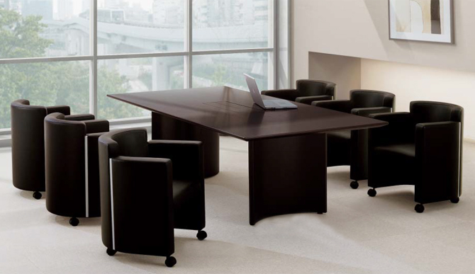 コクヨ 応接会議テーブル テーブル ロラン 幅2400×奥行き1200×高さ720mm 公式ショップ