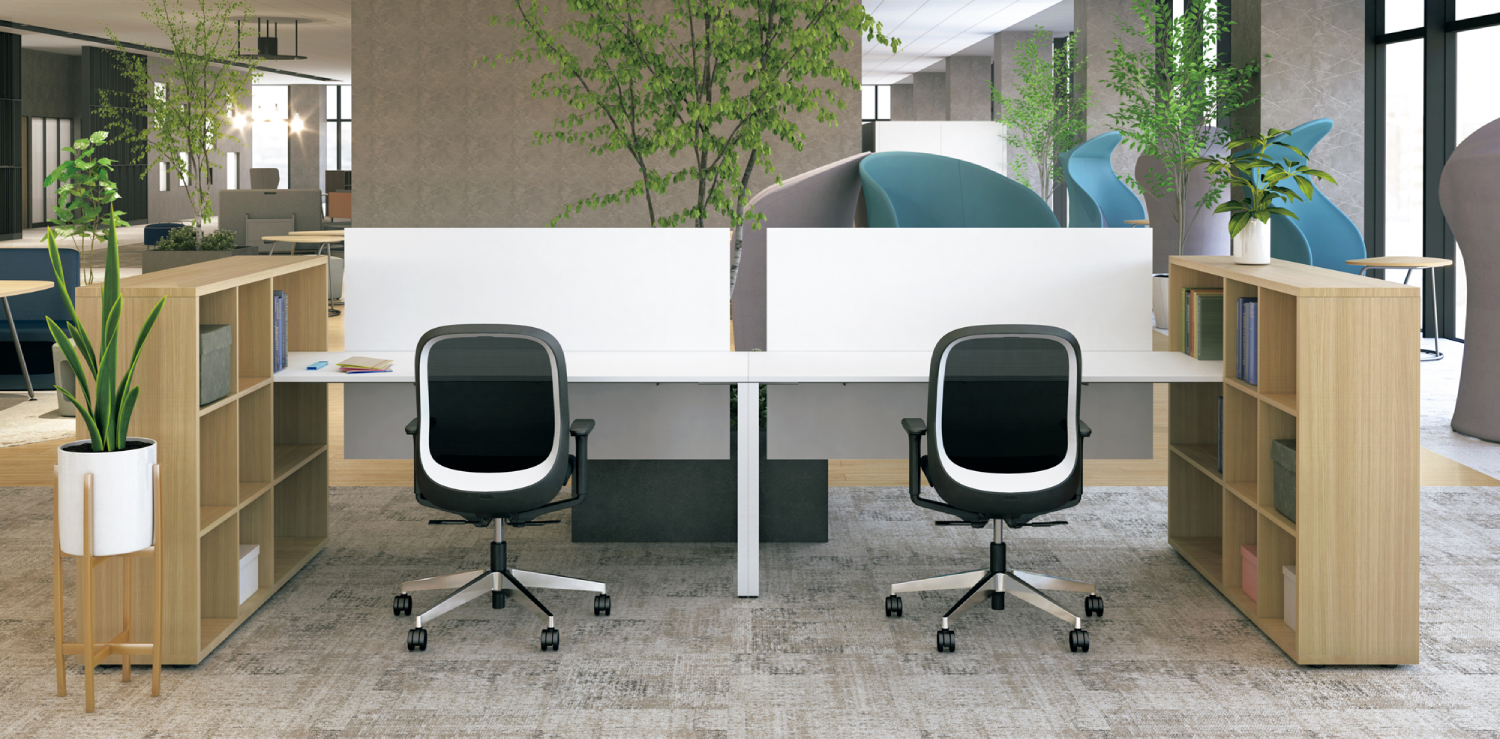 プラス(PLUS) オフィスチェア フィータ2チェア(Fita2) バイカラー